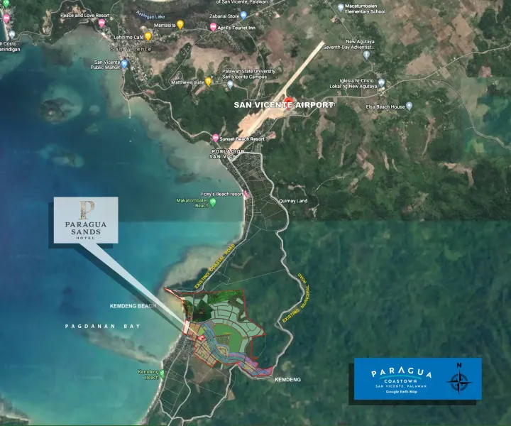 Vicinity Map of Paragua Coastown